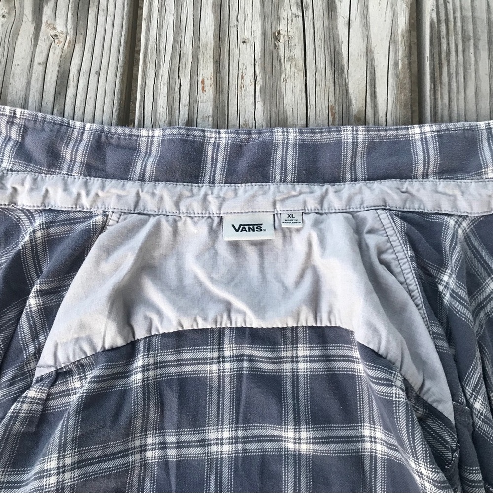 XLarge Vans light weight flannel
